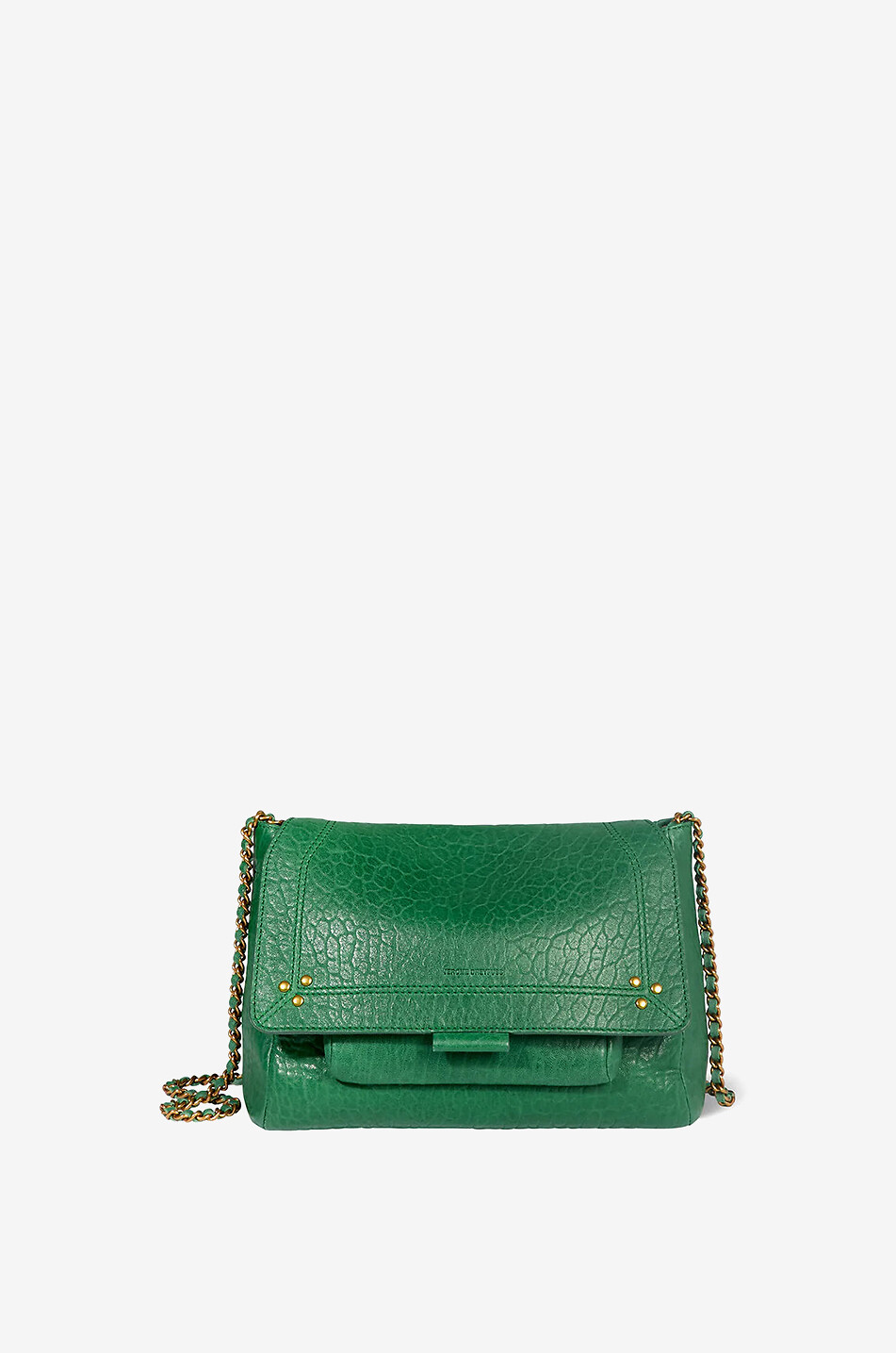 JEROME DREYFUSS Lulu M grained nappa leather shoulder bag Women GREEN 1