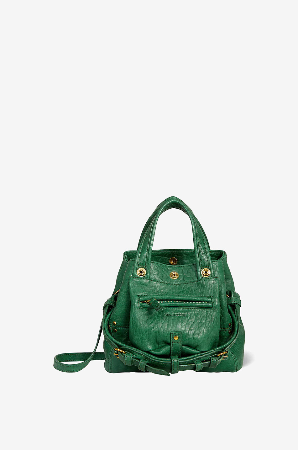 Sac à main en cuir d'agneau bubble Billy Nano