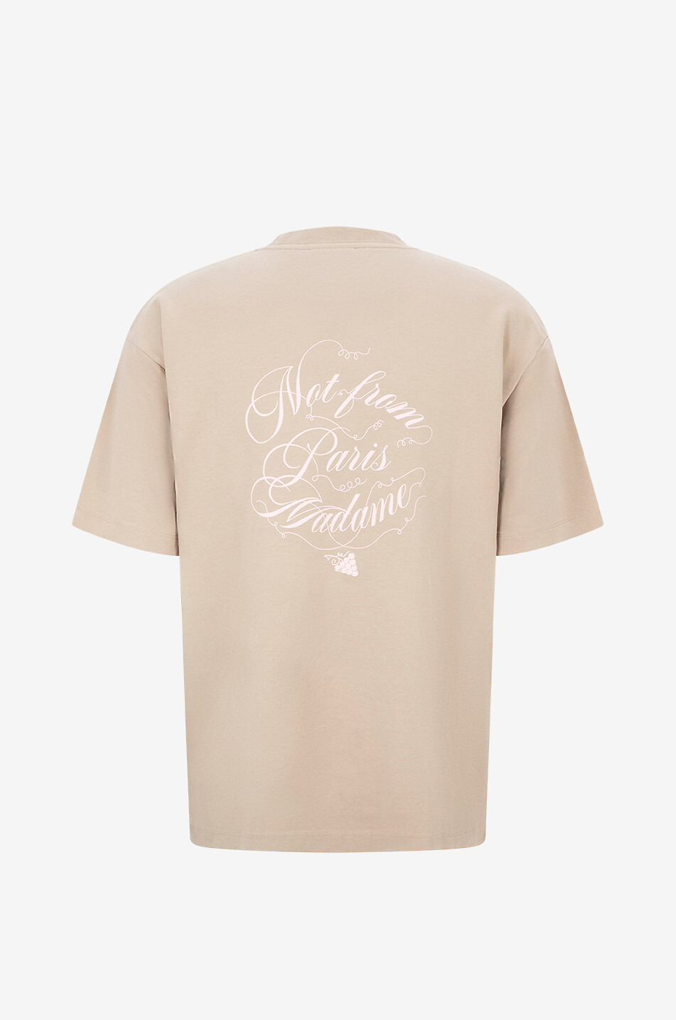 DROLE DE MONSIEUR Kurzarm-T-Shirt Le T-shirt Slogan Vignes. Herren BEIGE 2