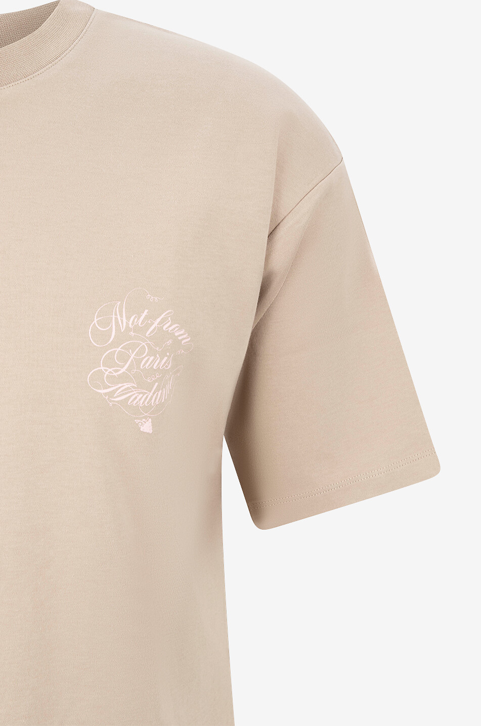 DROLE DE MONSIEUR Kurzarm-T-Shirt Le T-shirt Slogan Vignes. Herren BEIGE 3