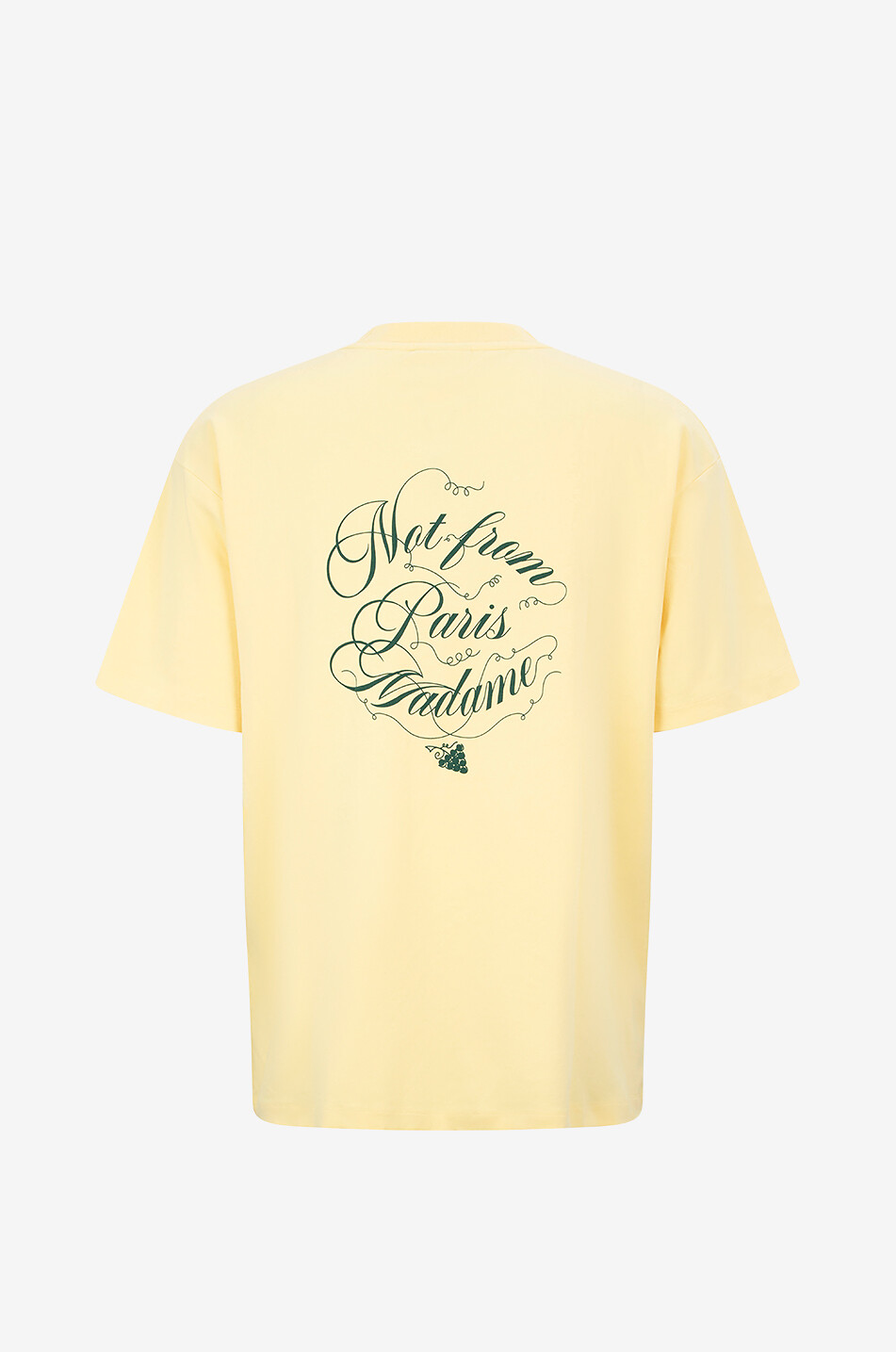 DROLE DE MONSIEUR Kurzarm-T-Shirt Le T-shirt Slogan Vignes. Herren HELLGELB 2