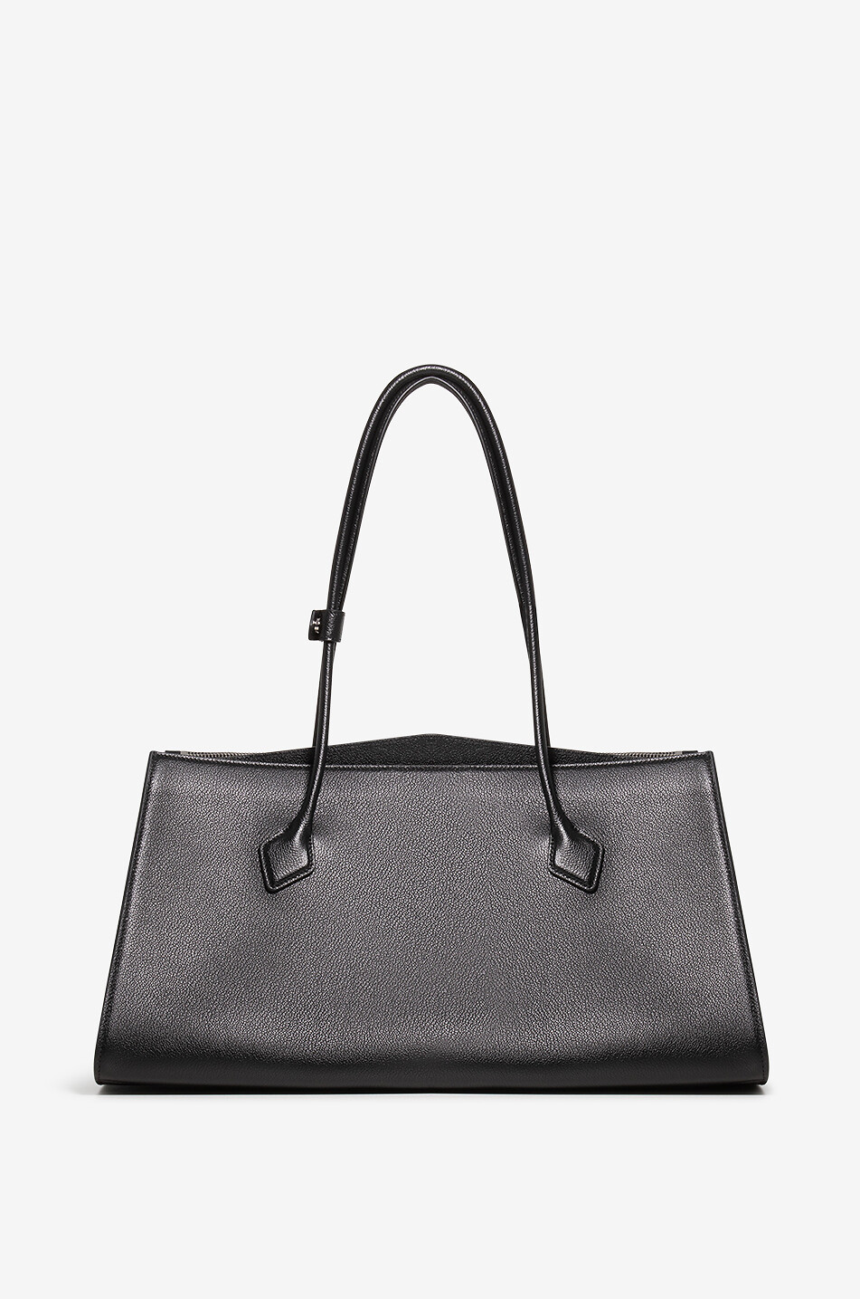 ALAÏA Le Teckel finely grained leather tote bag Women BLACK 3