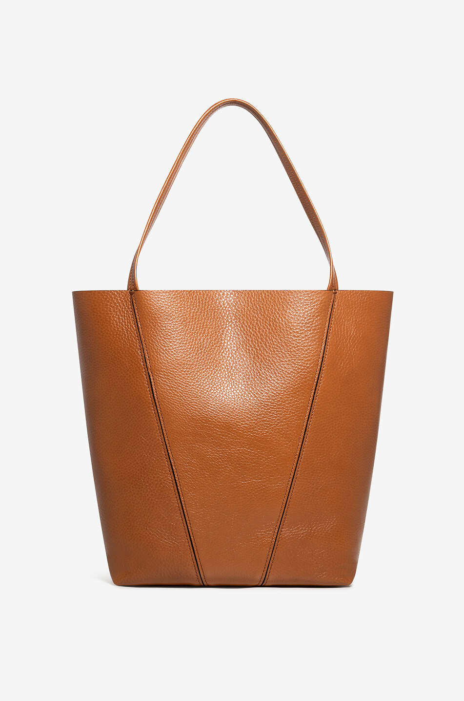 Sac cabas en cuir grainé Chloé Spin