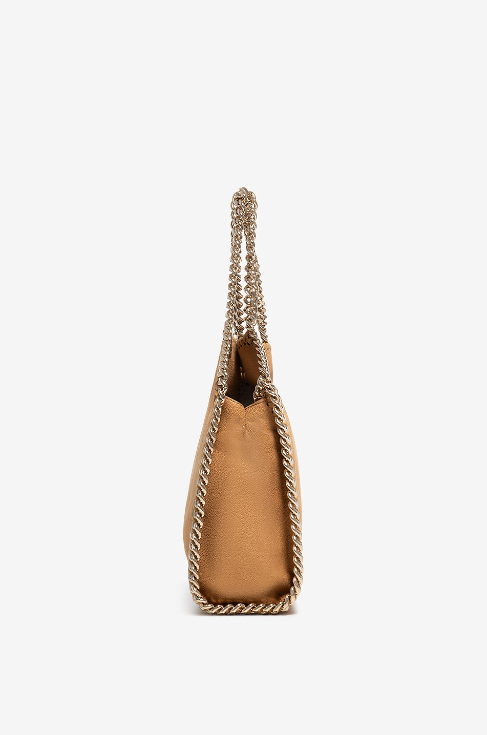 STELLA McCARTNEY Shopper aus veganem Wildleder Falabella Mini Shaggy Deer Damen [akeneo-beigefonce] 4