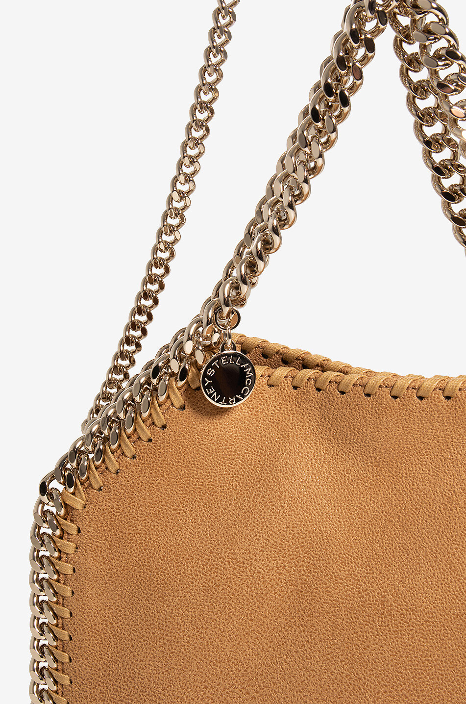 STELLA McCARTNEY Shopper aus veganem Wildleder Falabella Mini Shaggy Deer Damen [akeneo-beigefonce] 6