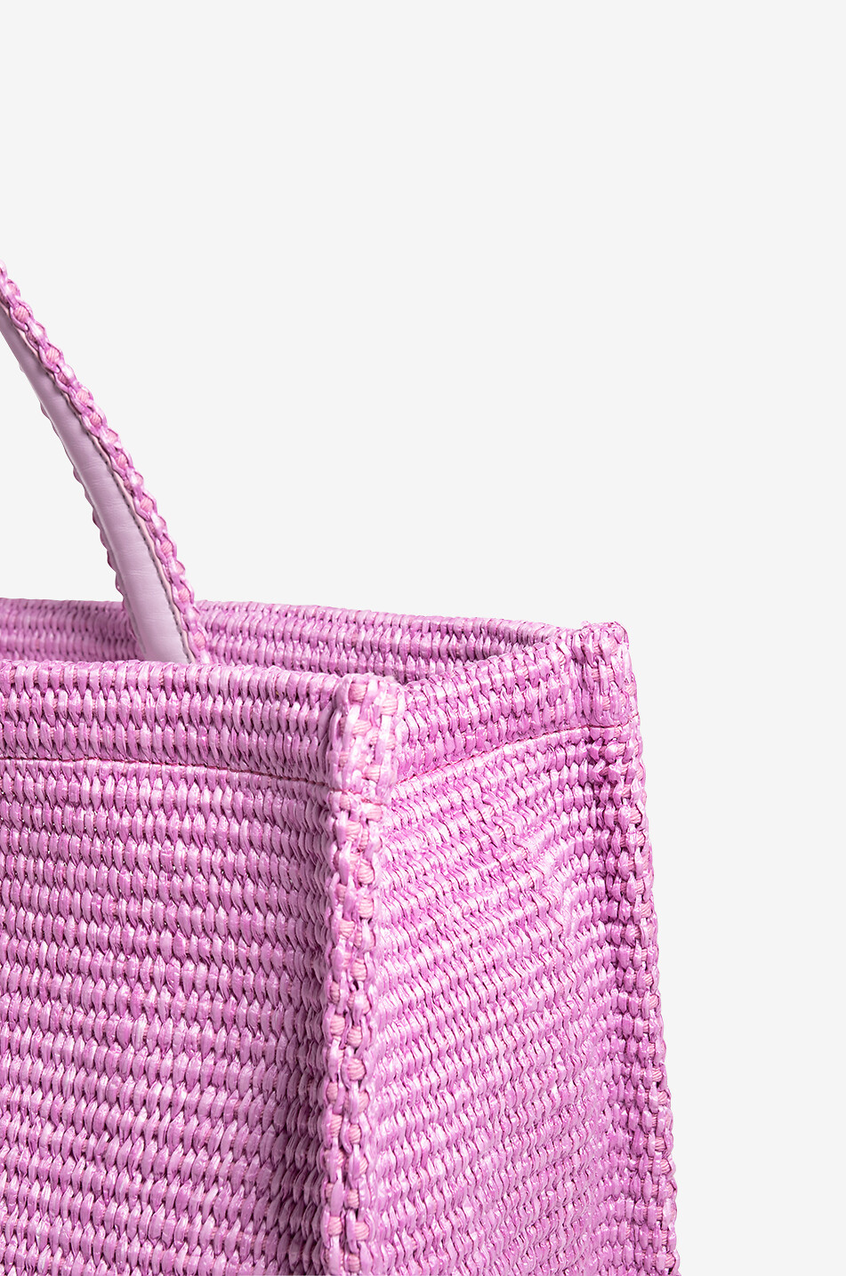 GIVENCHY Sac cabas tissé en raphia G-Tote Medium Femme VIOLET CLAIR 5