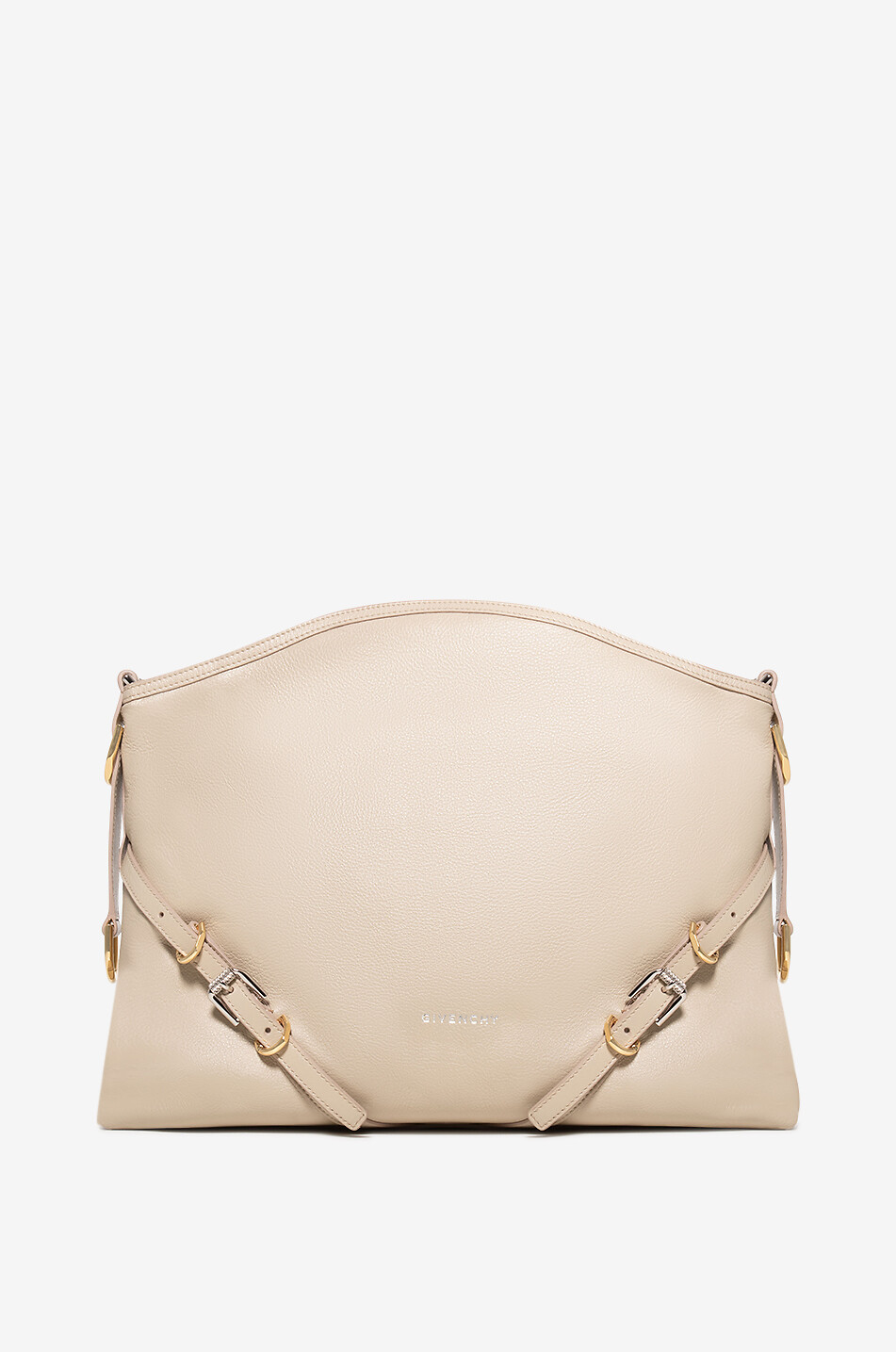 Voyou Medium grained leather shoulder bag