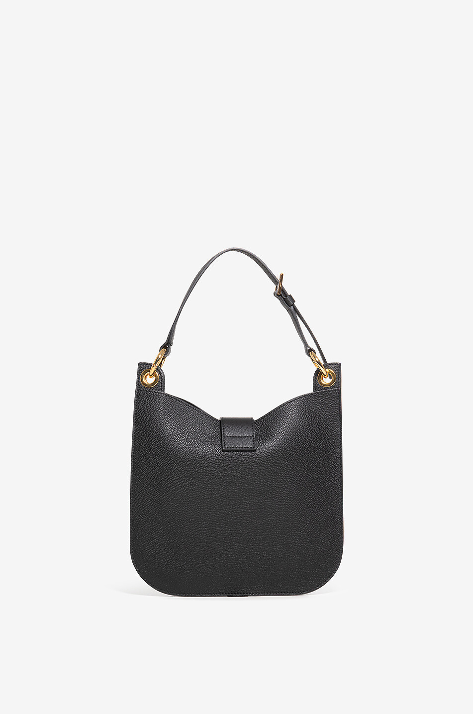 TOM FORD Tara Small Crossbody grained leather hobo bag Women BLACK 2