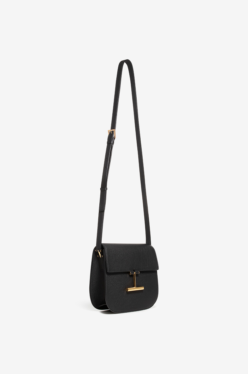 TOM FORD Tara Mini grained leather cross body bag Women BLACK 2