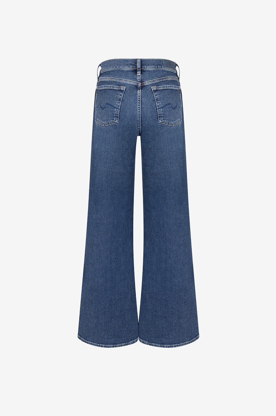 Lotta Bay cotton and modal wide-leg jeans