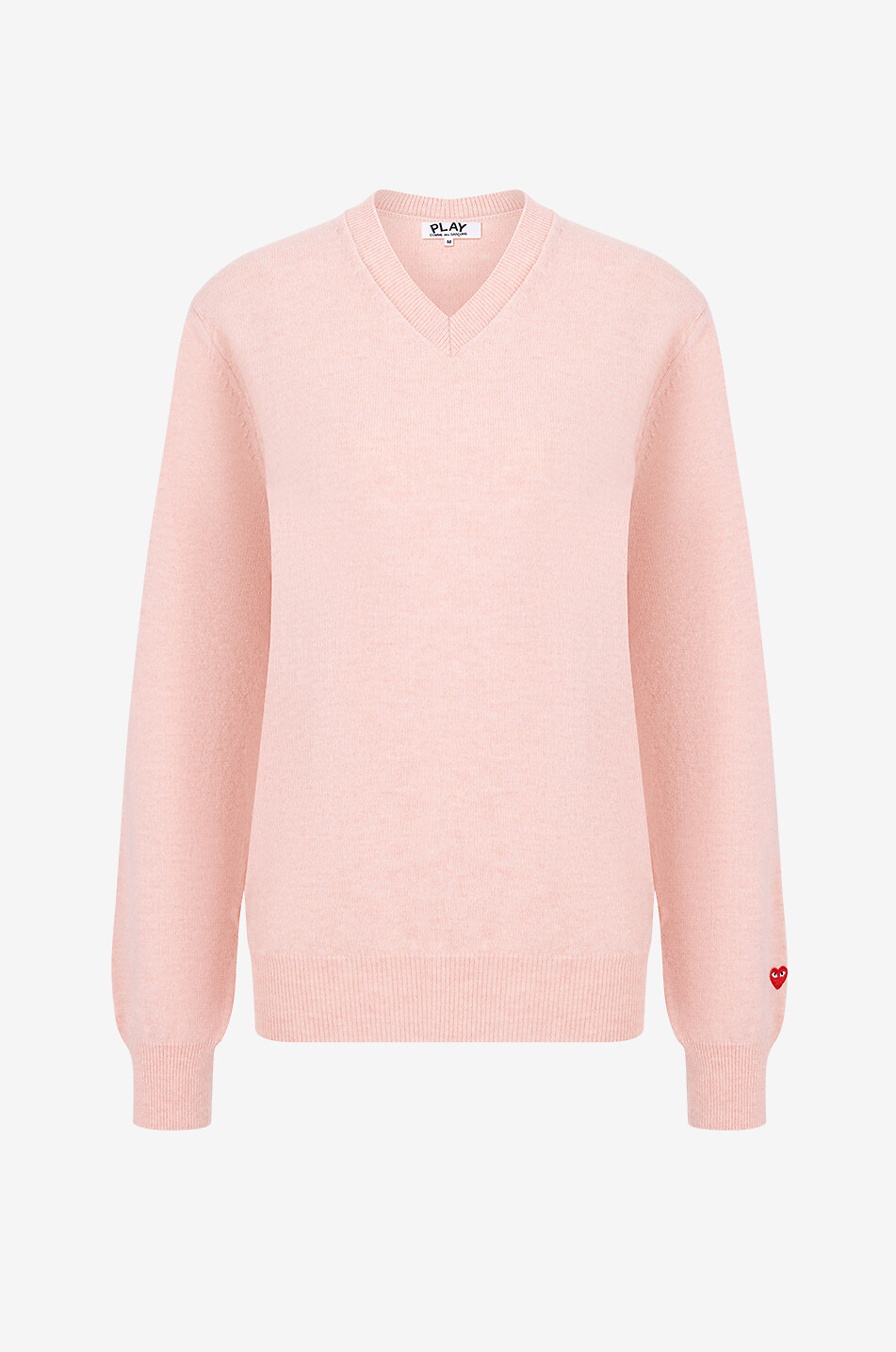 Pull à col en V en laine Red Heart