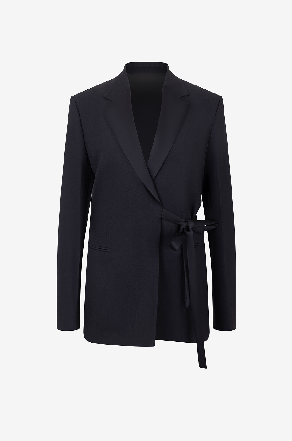 TOTEME Wrap blazer Women BLACK 1