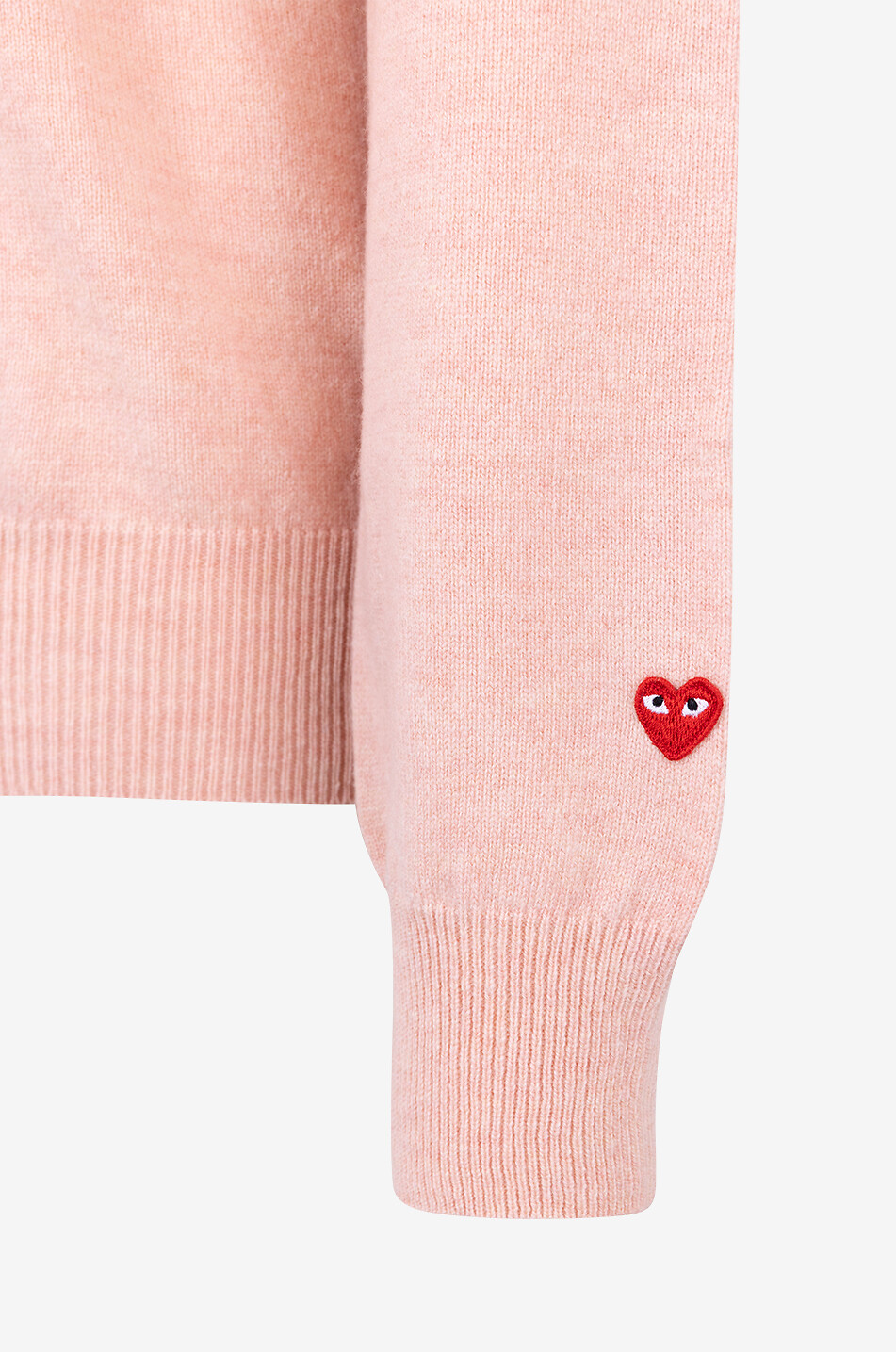 Pull à col en V en laine Red Heart