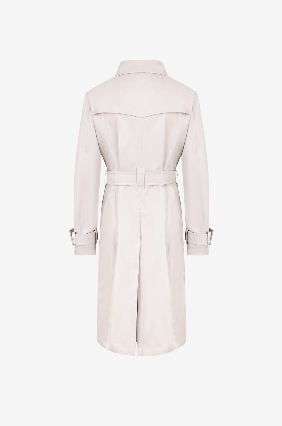 HERNO Belted long trench coat Women Light beige 2