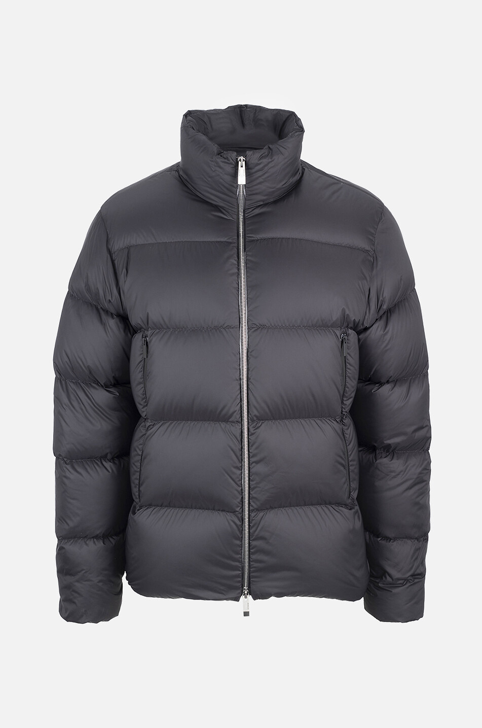 MONCLER Kurze Daunenjacke mit Stehkragen Tarn Herren SCHWARZ 1