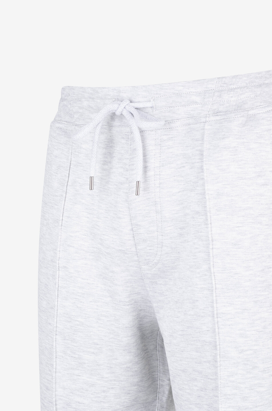 BRUNELLO CUCINELLI Cotton blend interlock jogging trousers Men LIGHT GREY 3