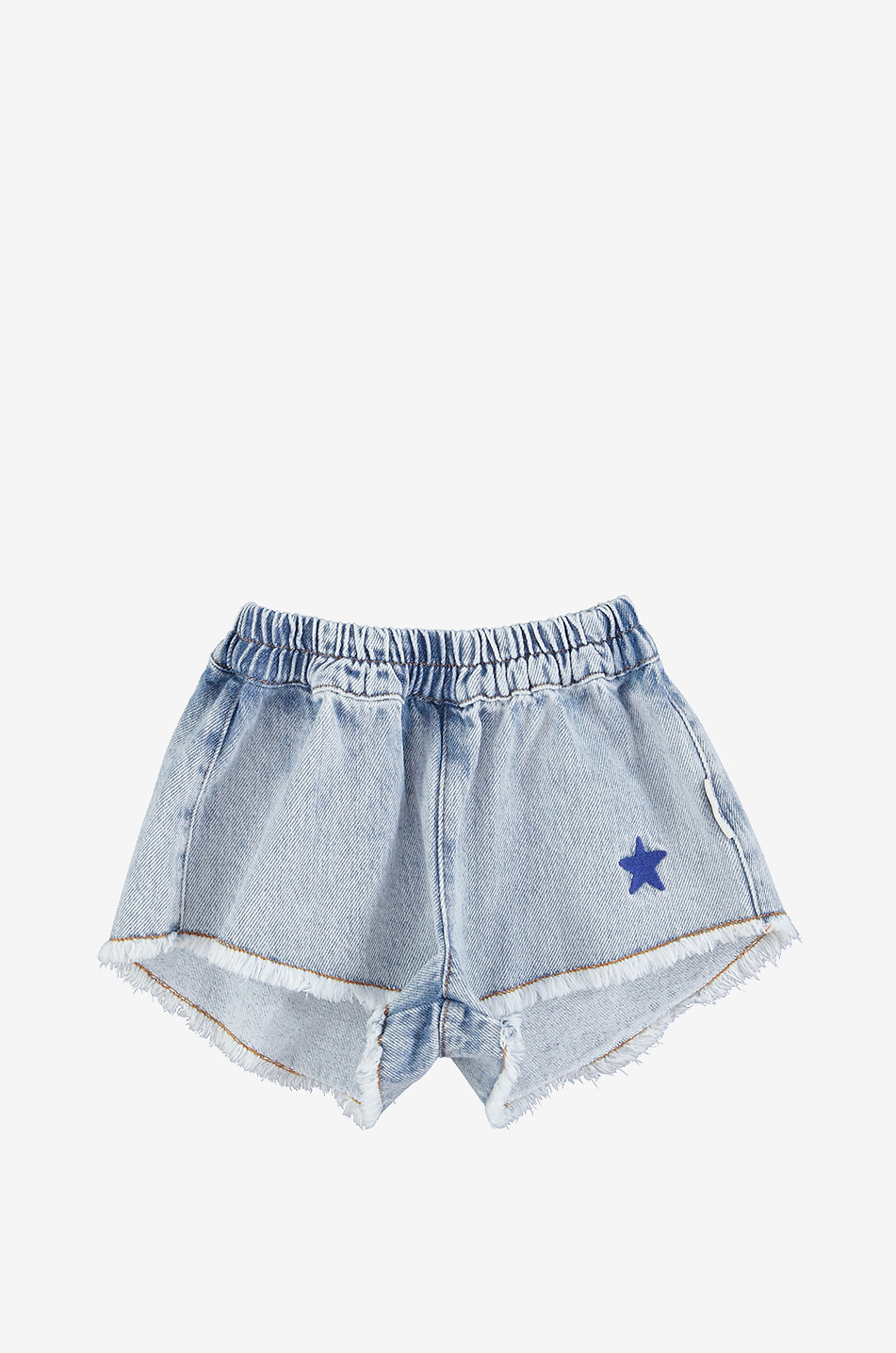 PIUPIUCHICK Mädchen-Jeansshorts Star Mädchen BLAU 1