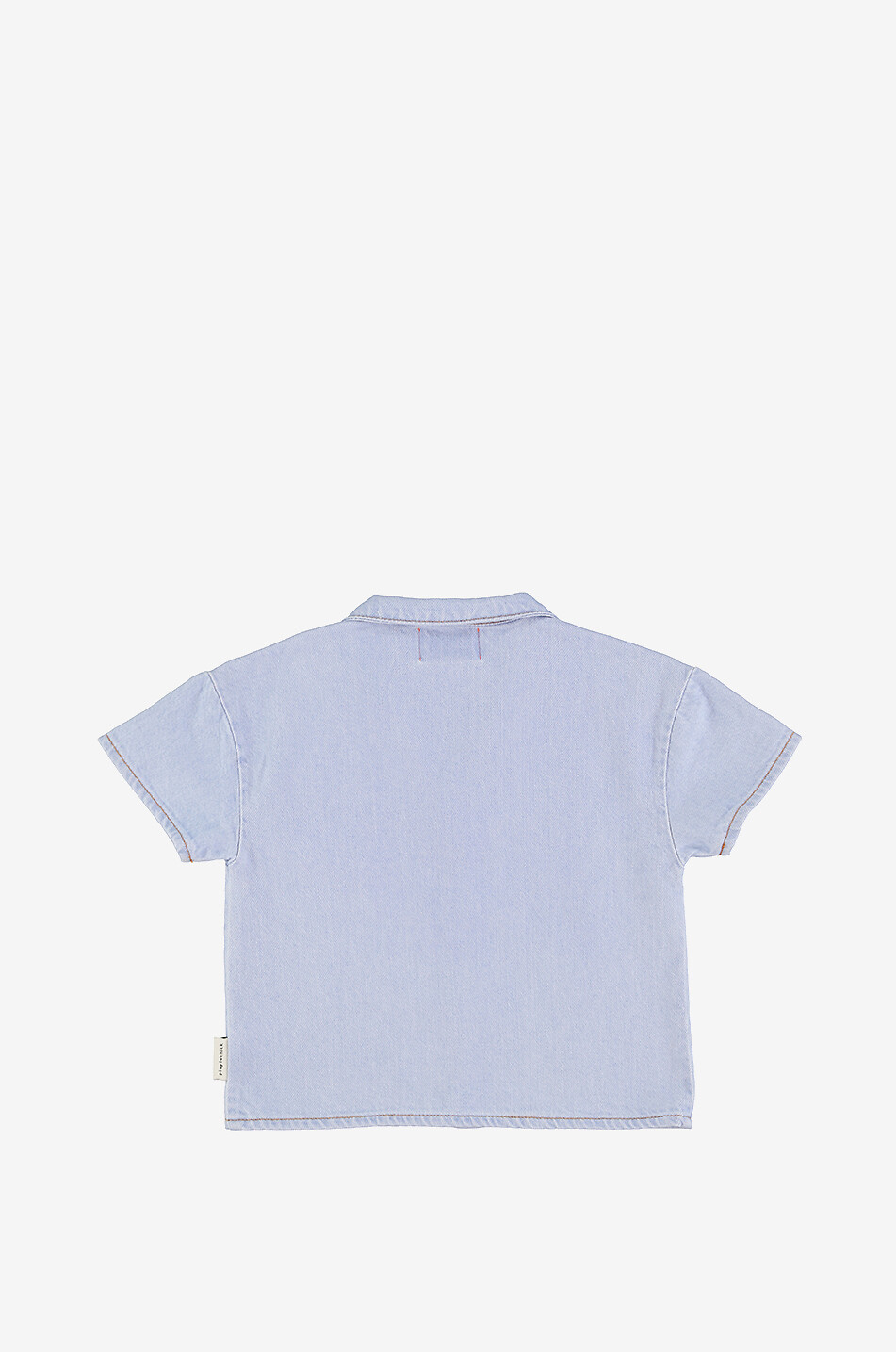 PIUPIUCHICK Chemise en denim enfant Hawaiian Unisexe BLEU 2