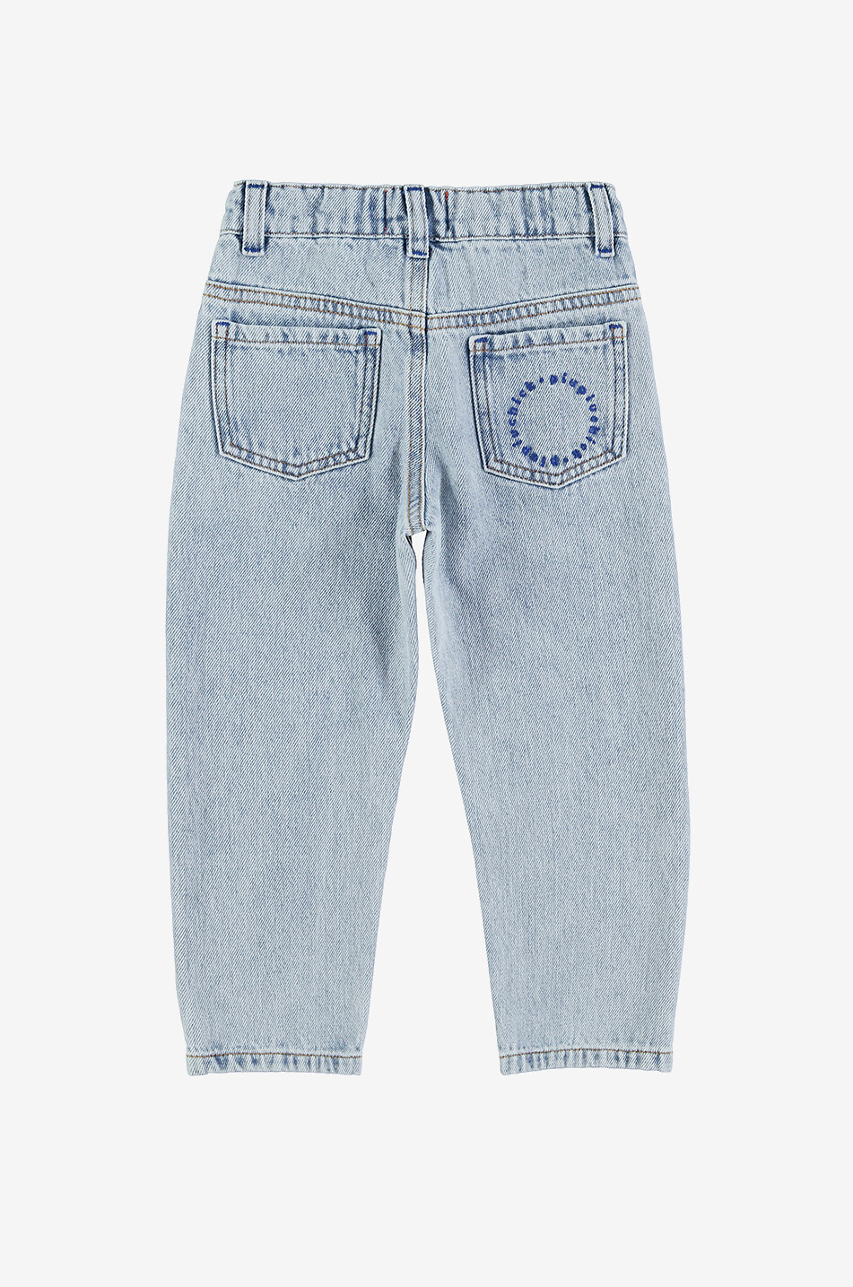 PIUPIUCHICK Faded children's jeans Unisex BLUE 2