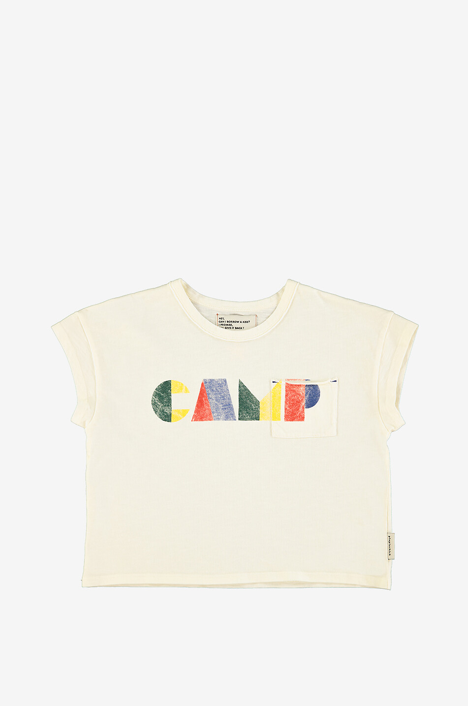 PIUPIUCHICK T-shirt enfant Camp Unisexe BLANC CASSE 1