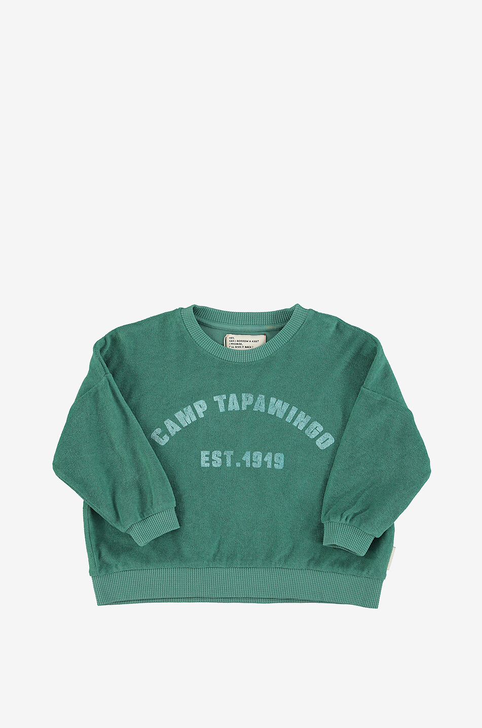 Sweat-shirt à col rond en éponge enfant Camp Tapawingo