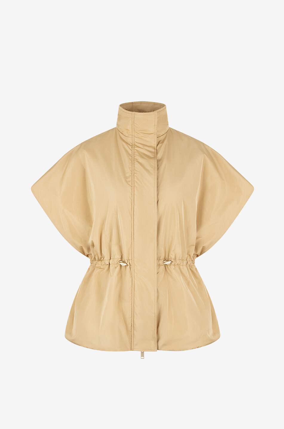 Filo Diamanté padded taffetas cape