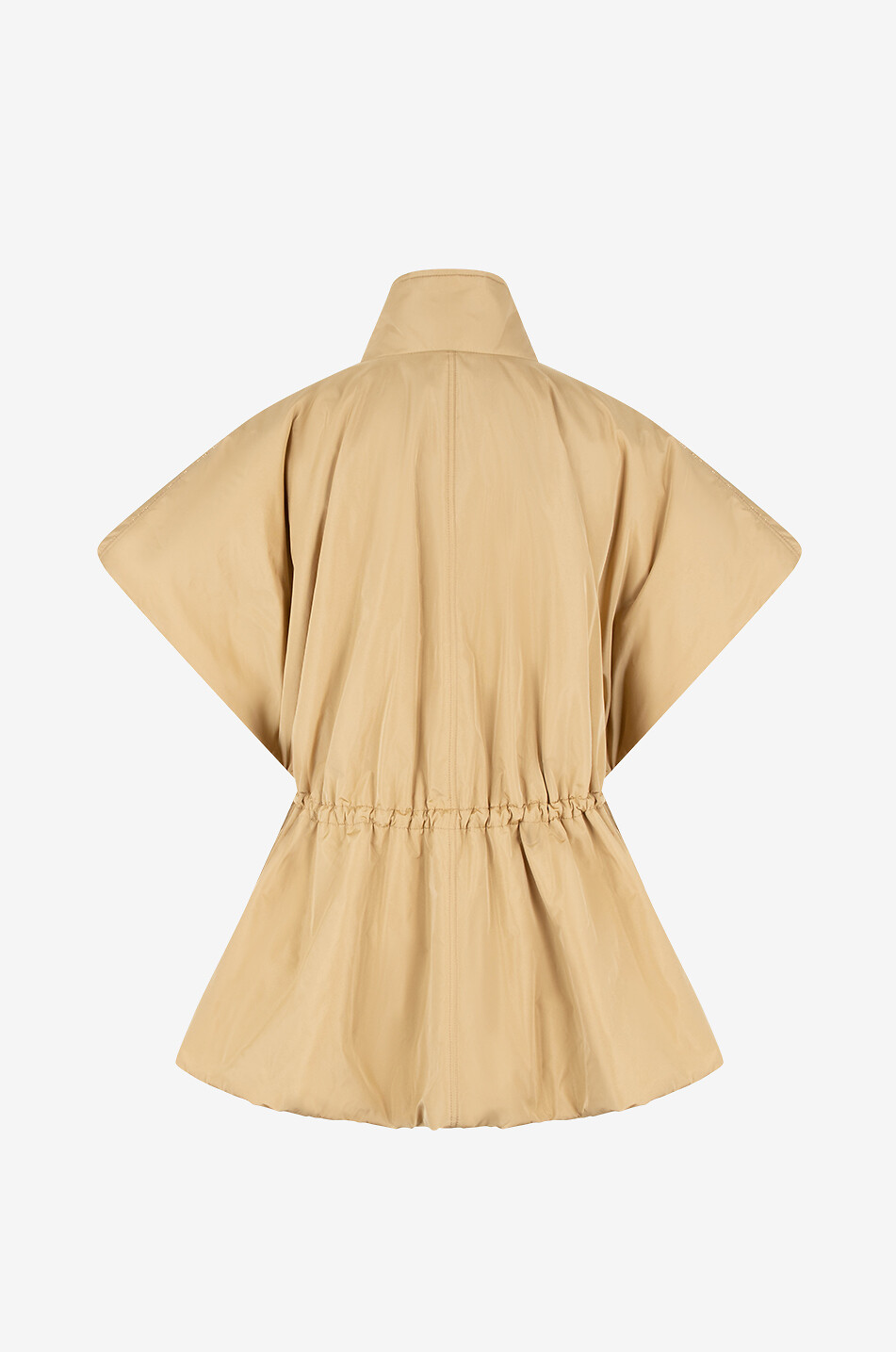 Wattiertes Taft-Cape Filo Diamanté