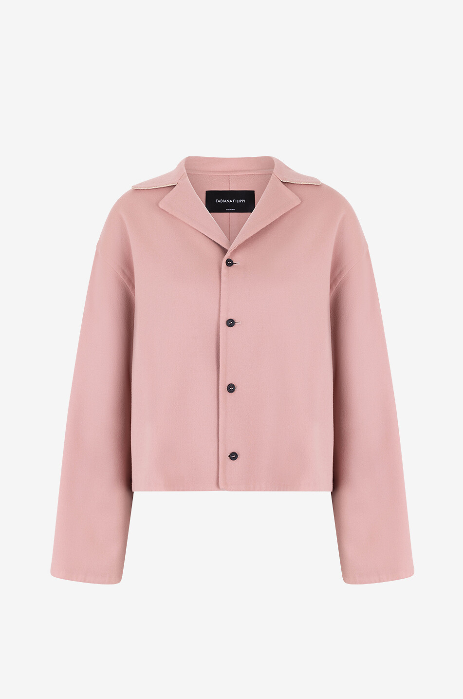 Filo Diamanté boxy double-layer wool shirt jacket