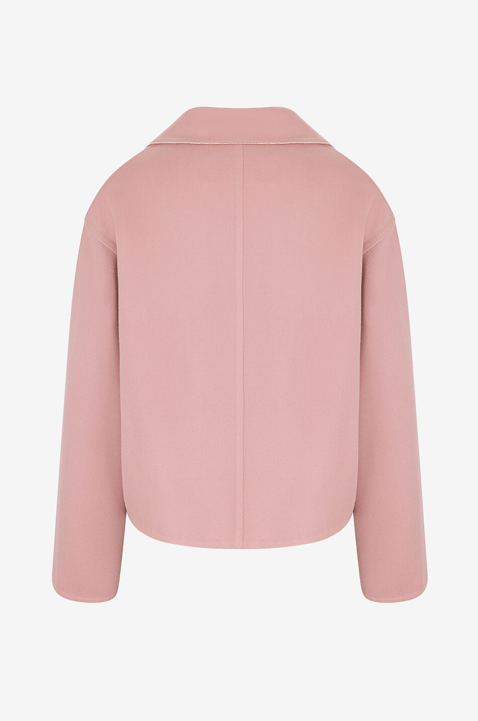 Boxy-Hemdjacke aus doppellagiger Wolle Filo Diamanté
