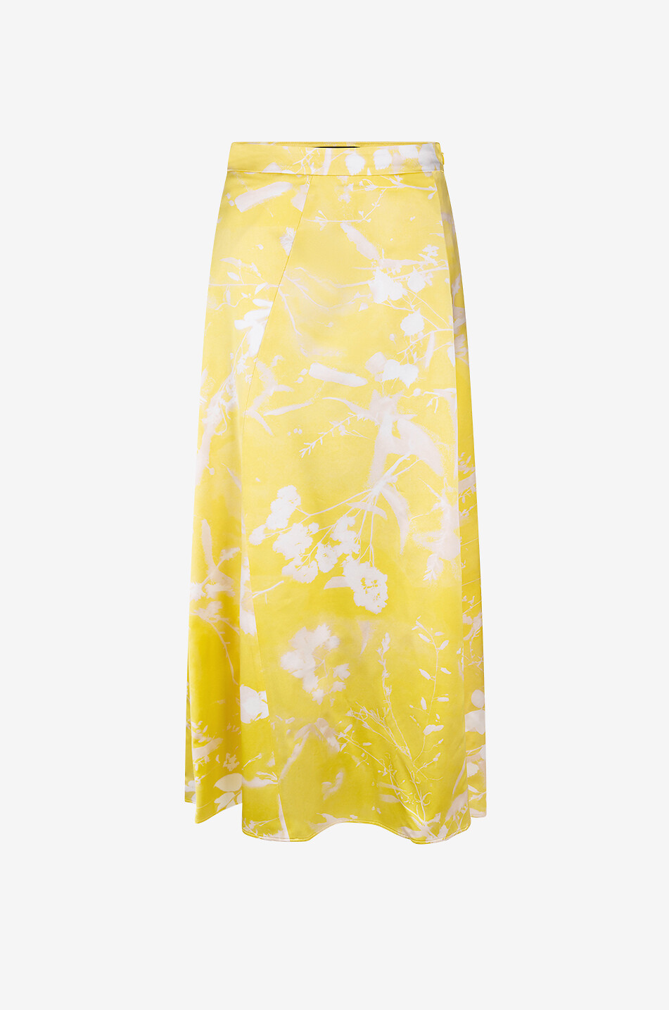 Jupe longue en satin Tilia