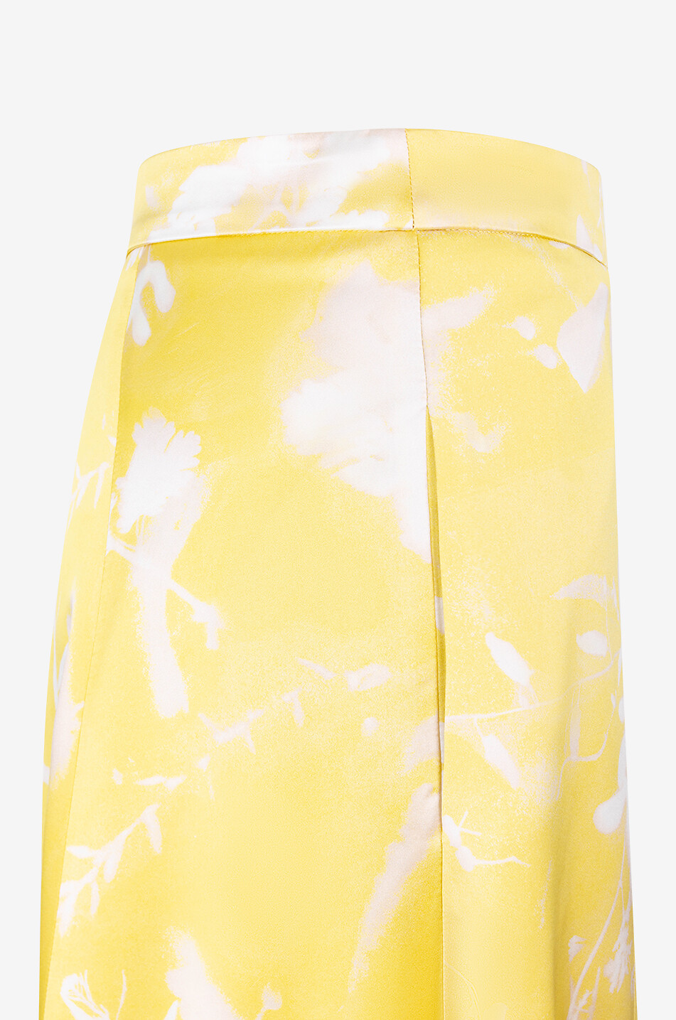 FABIANA FILIPPI Jupe longue en satin Tilia Femme JAUNE 3