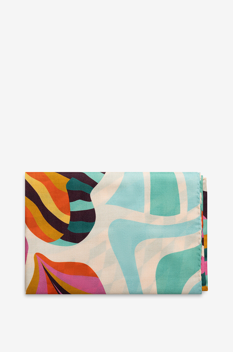 FABRIC FRONTLINE Foulard carré en cachemire et soie La Belle Muse Femme MULTICOLORE 1