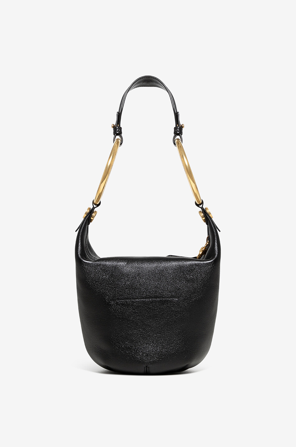 CHLOE Handtasche aus genarbtem Leder Bracelet Small Damen SCHWARZ 3