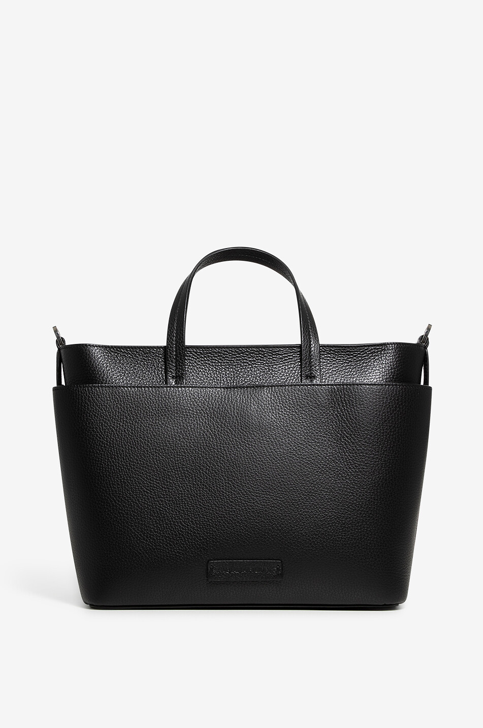 FABIANA FILIPPI Filo Diamanté grained leather tote bag Women BLACK 1