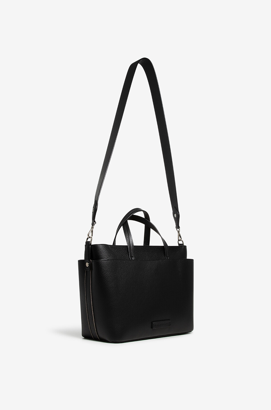 FABIANA FILIPPI Filo Diamanté grained leather tote bag Women BLACK 5