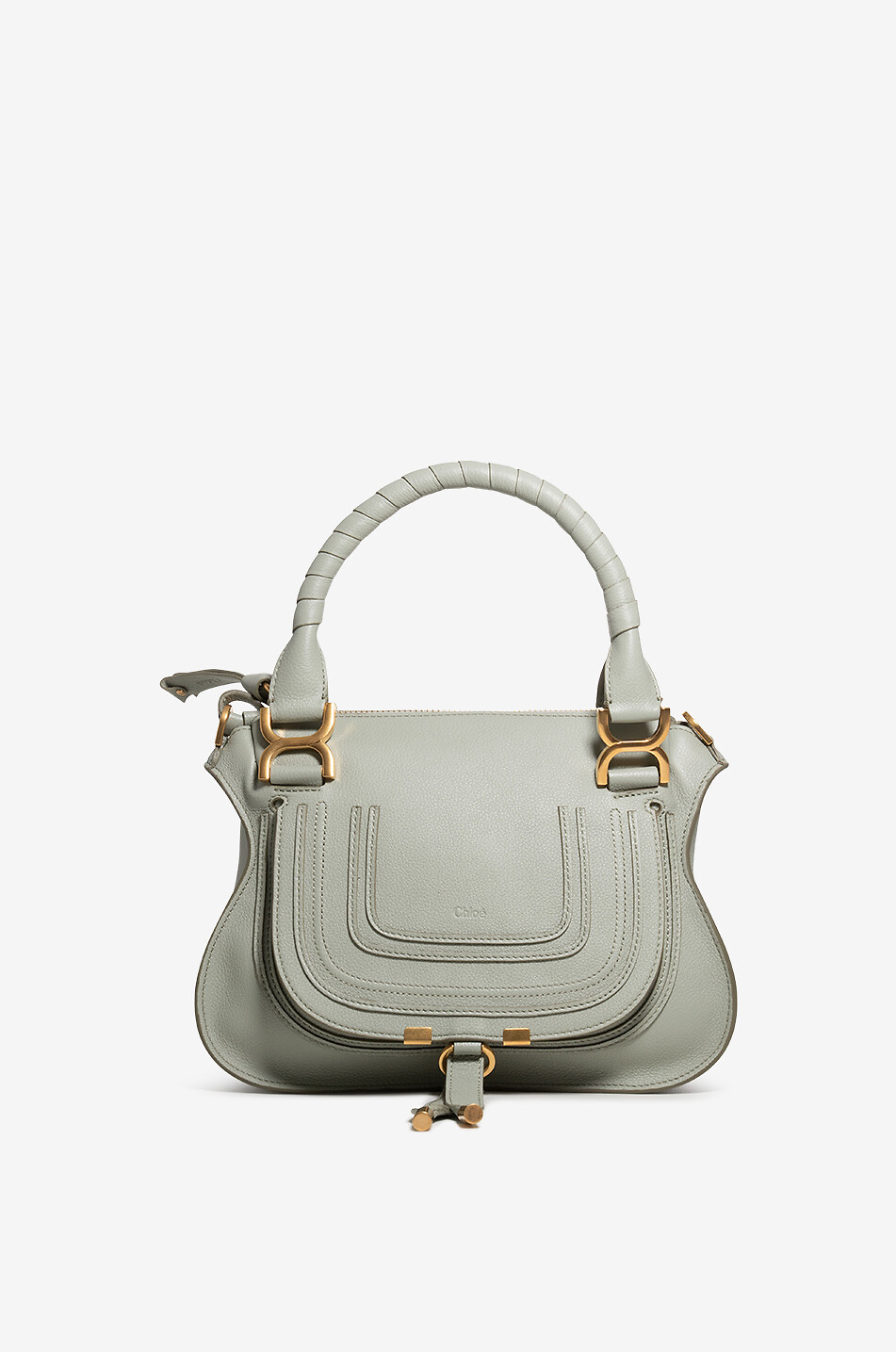 Sac porté doublé en cuir grainé Marcie Small
