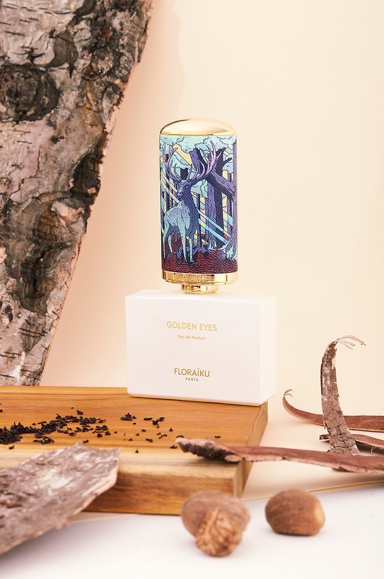 Golden Eyes eau de parfum - 50 & 10 ml - FLORAÏKU - Bongénie
