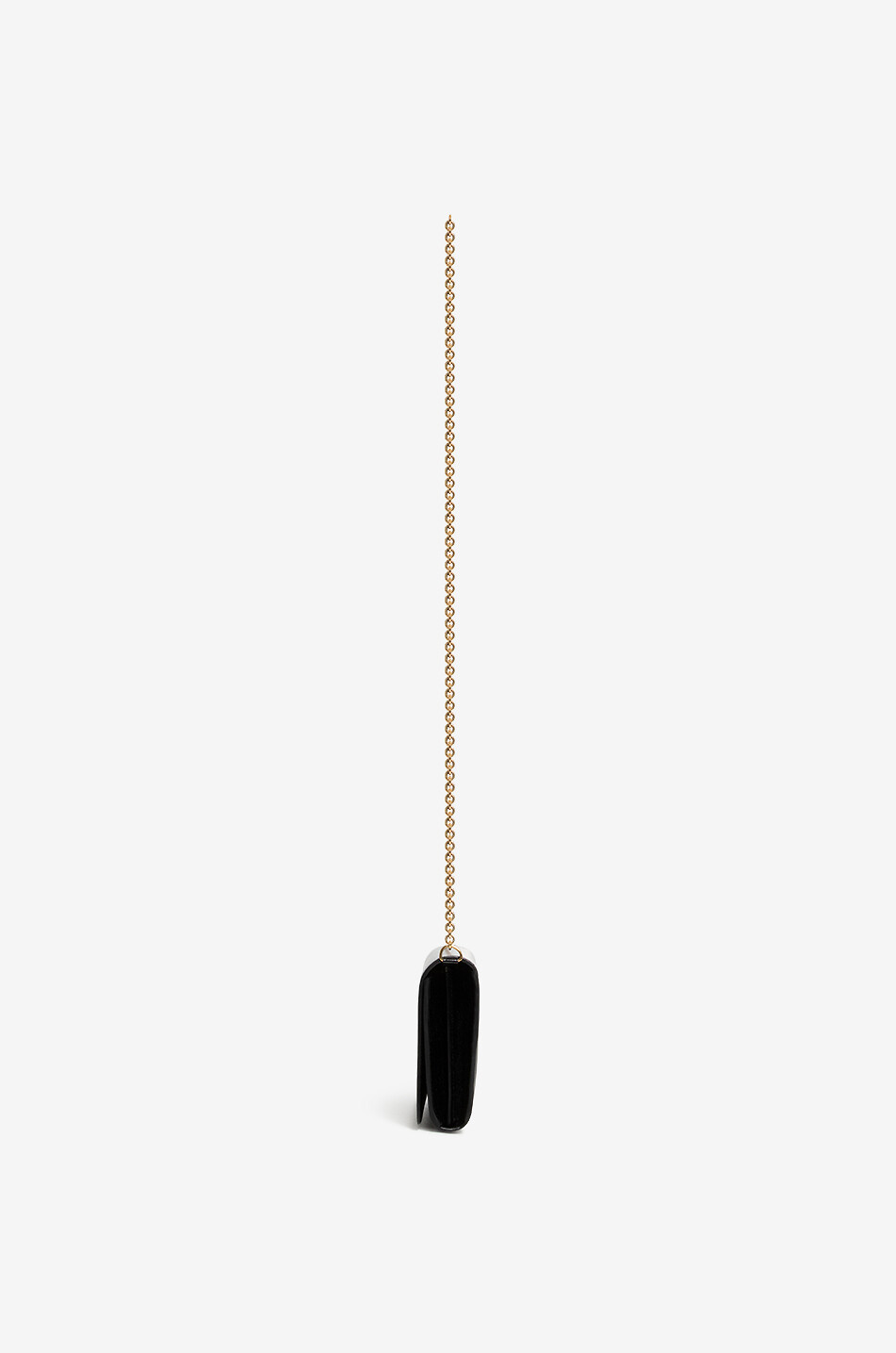 CHLOE Chloé Iconic chain wallet in shiny leather Women BLACK 4