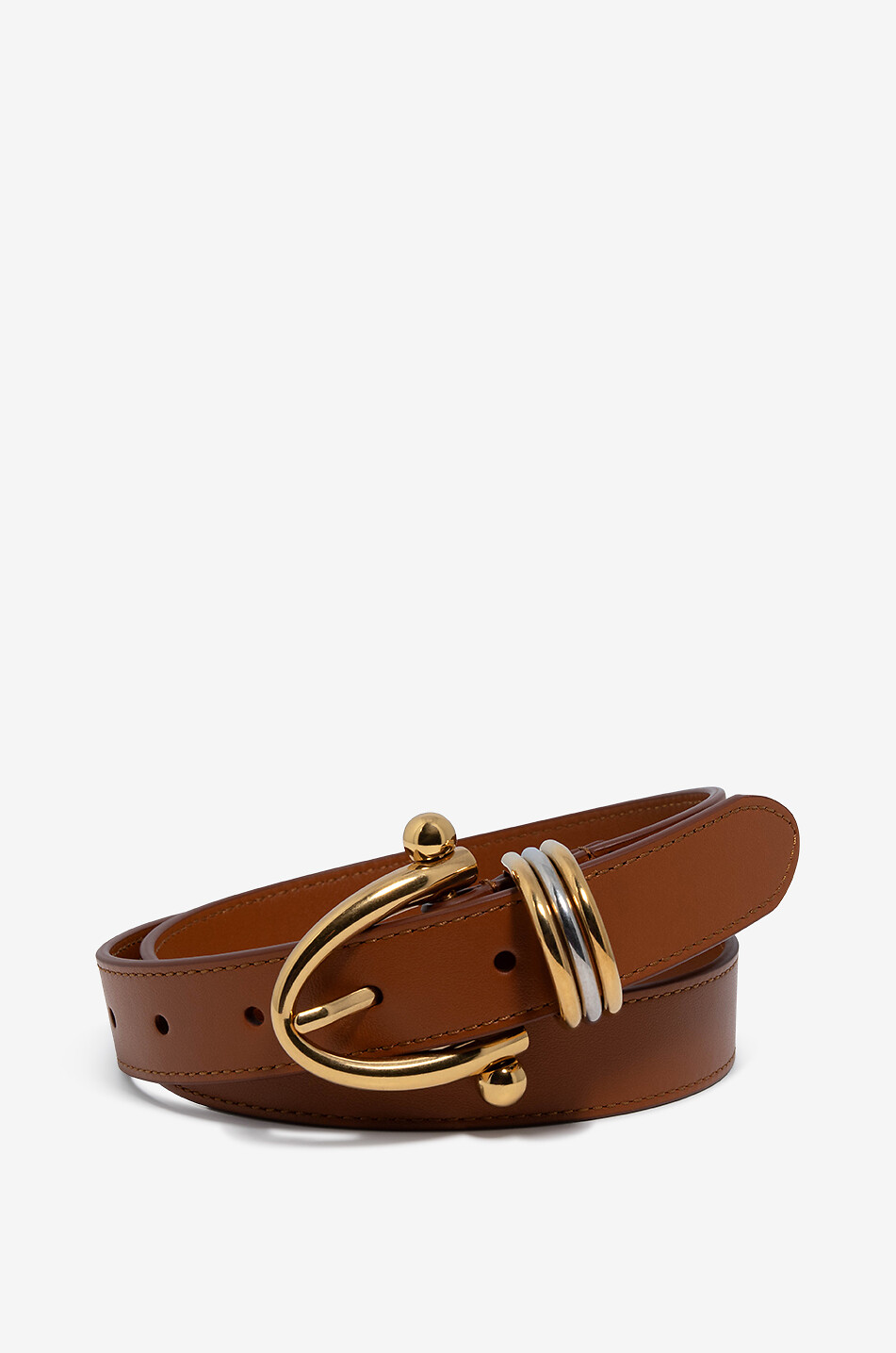 CHLOE The Chloé Bracelet leather belt - 25 mm Women BROWN 1