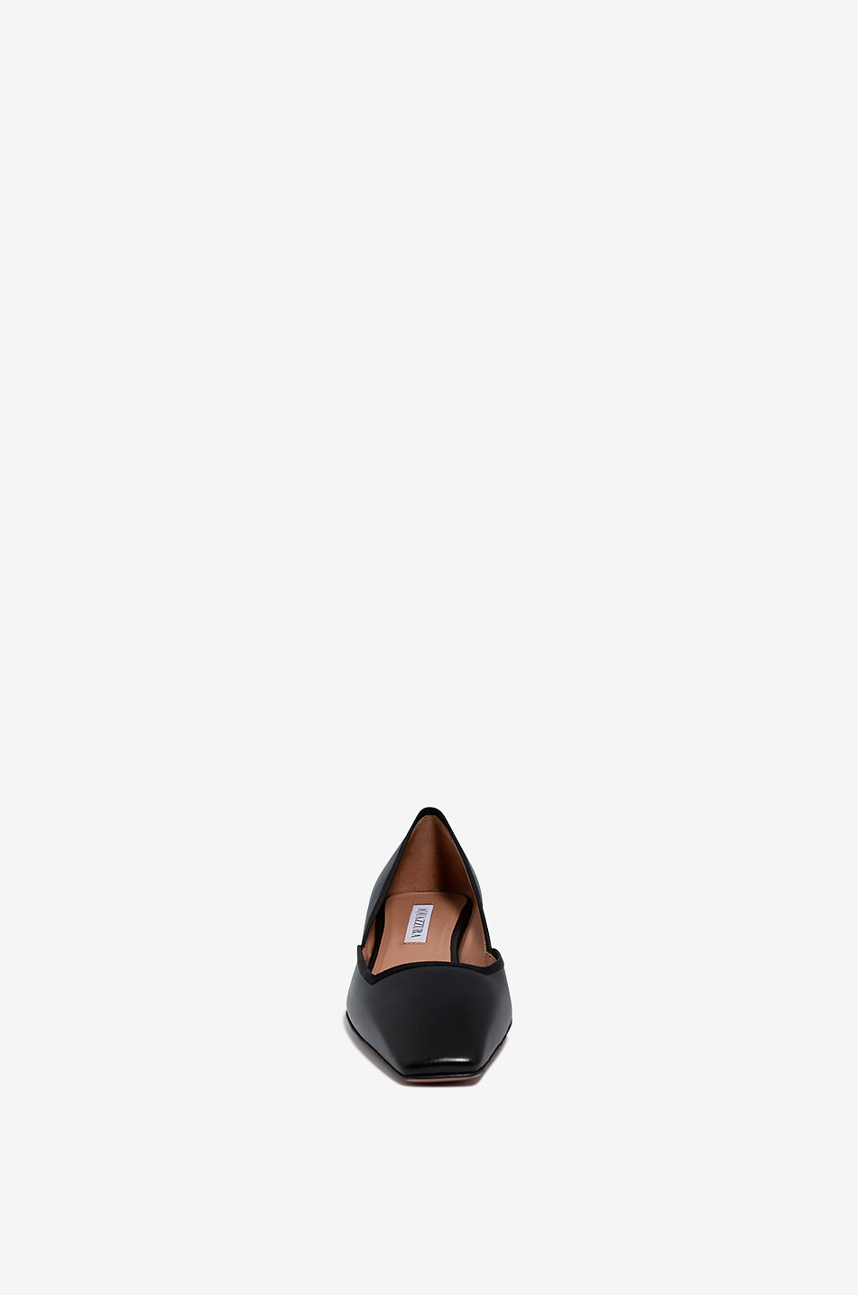 AQUAZZURA Maia 35 kitten heel nappa leather pumps Women BLACK 2