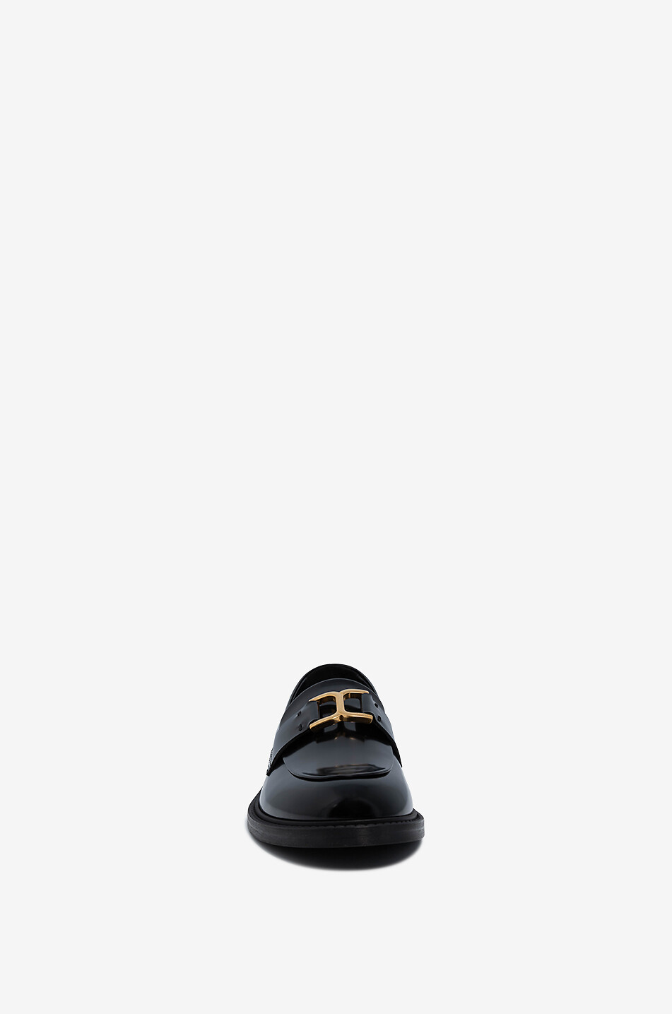 CHLOE Marcie brushed leather loafers Women BLACK 2