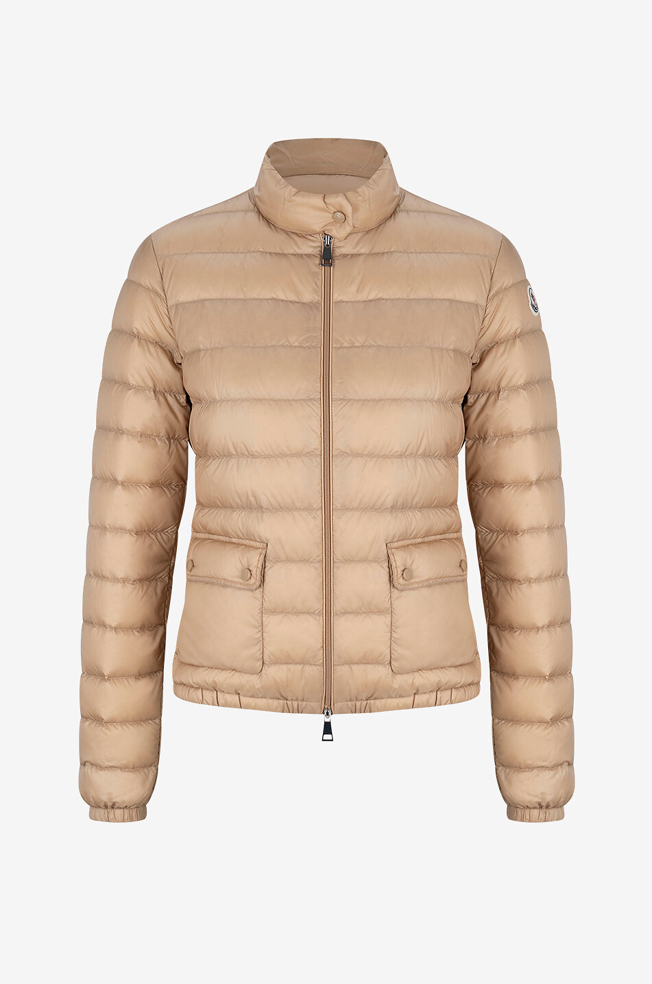 MONCLER Lans short light-weight down jacket Women Light beige 1