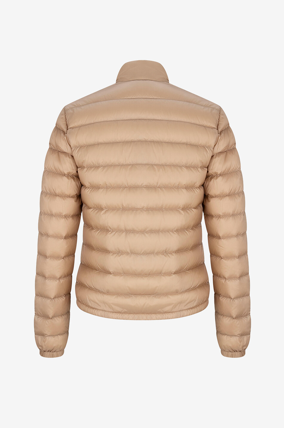 MONCLER Lans short light-weight down jacket Women Light beige 2