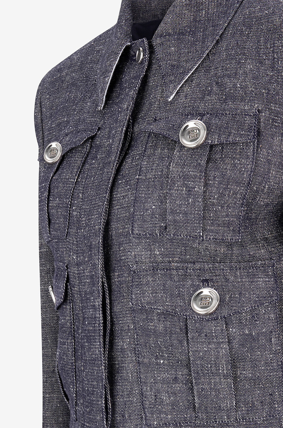GIVENCHY Veste tailleur en denim Femme BLEU 6