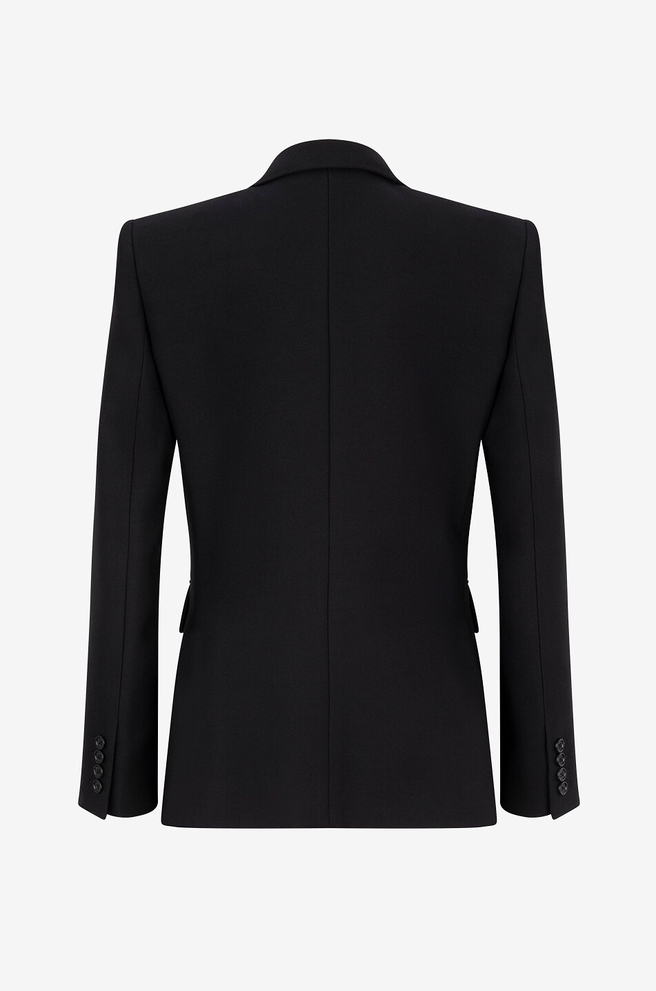 CHLOE Grain de poudre wool double-breasted blazer Women BLACK 2