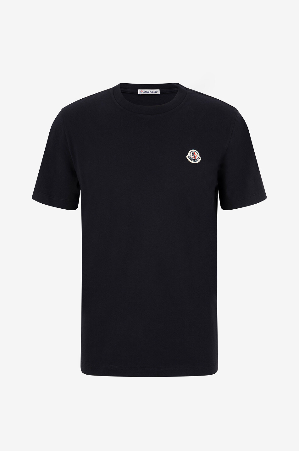 MONCLER Logo patch adorned jersey short-sleeved T-shirt Men BLACK 1