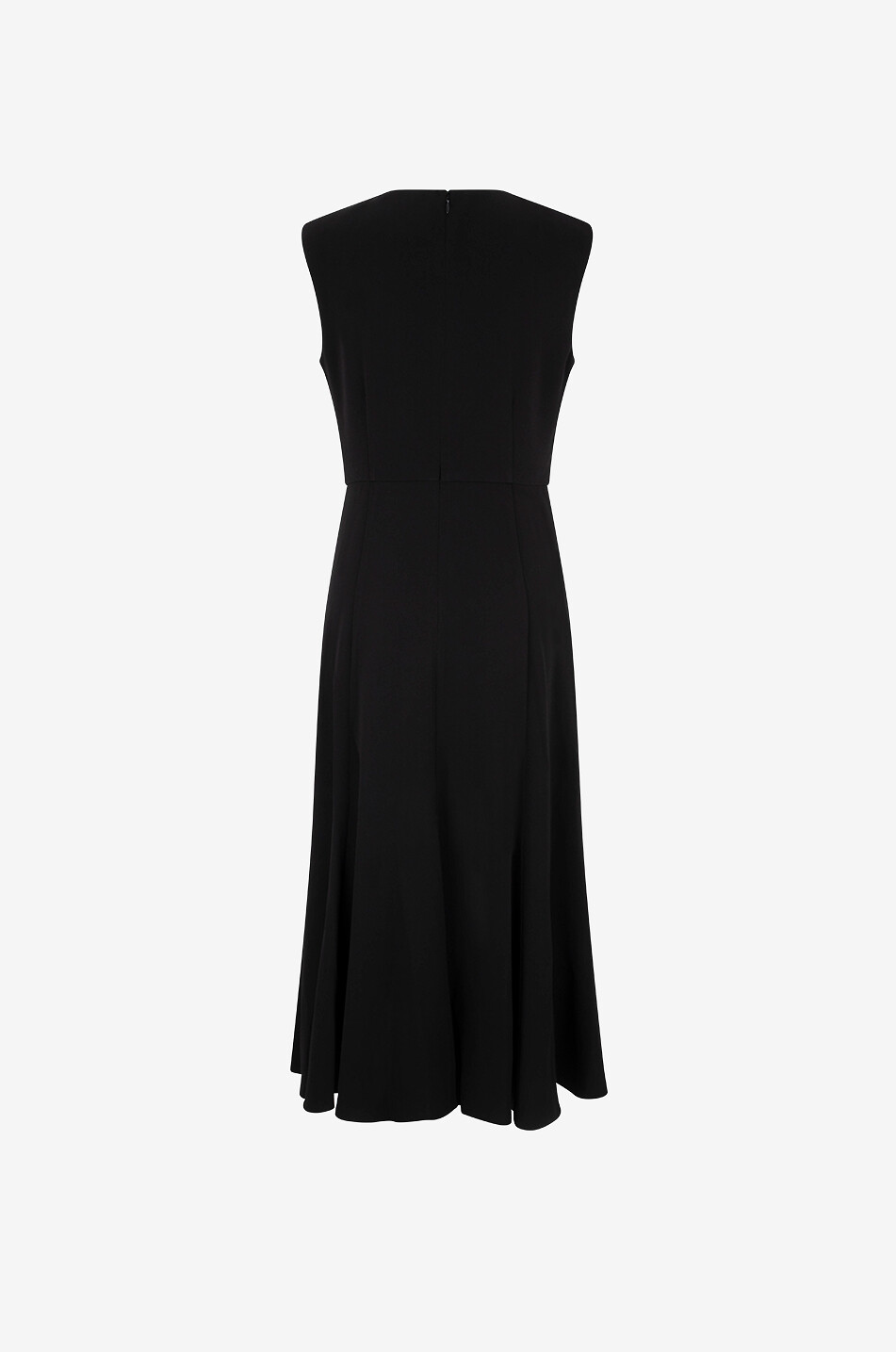 Ausgestelltes Cady-Midikleid mit drapiertem Ausschnitt