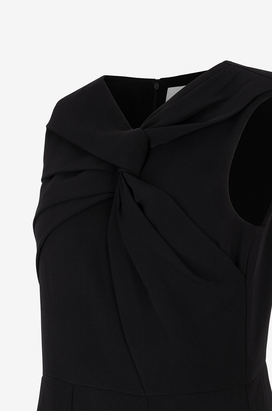 Ausgestelltes Cady-Midikleid mit drapiertem Ausschnitt