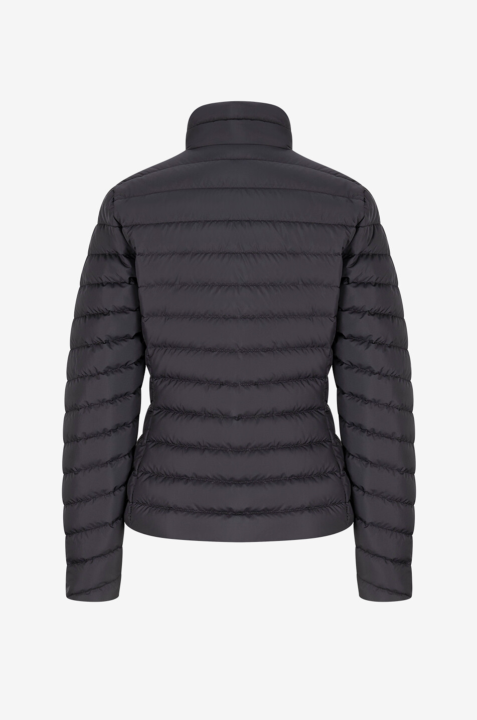 MONCLER Taillierte kurze diagonal gesteppte Daunenjacke Grange Damen SCHWARZ 2