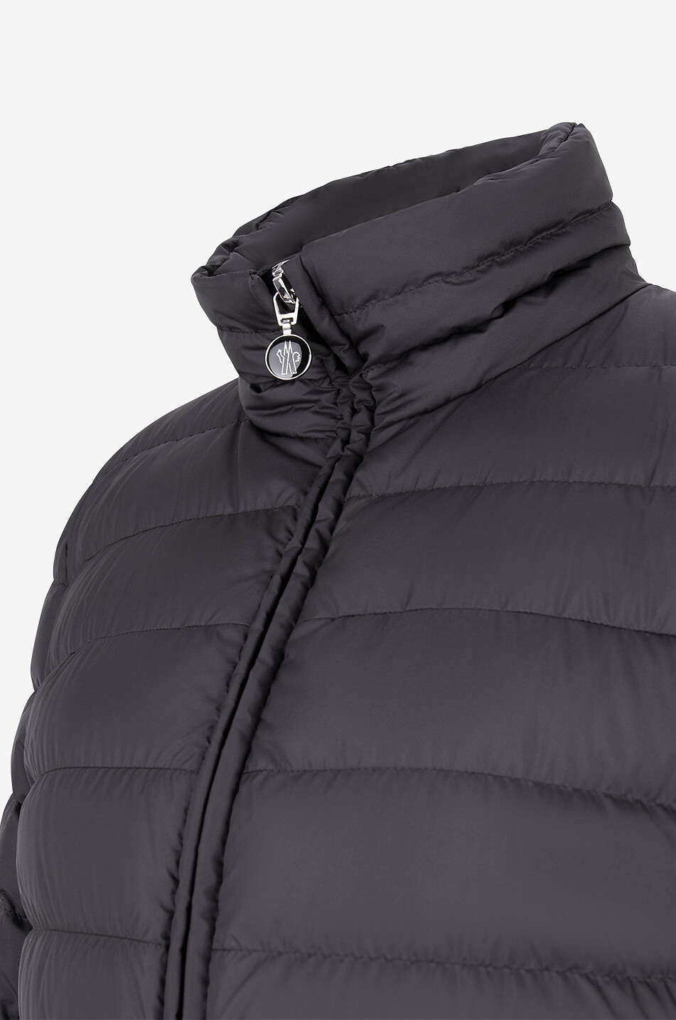 MONCLER Kurze taillierte Daunenjacke Abderos Damen SCHWARZ 3